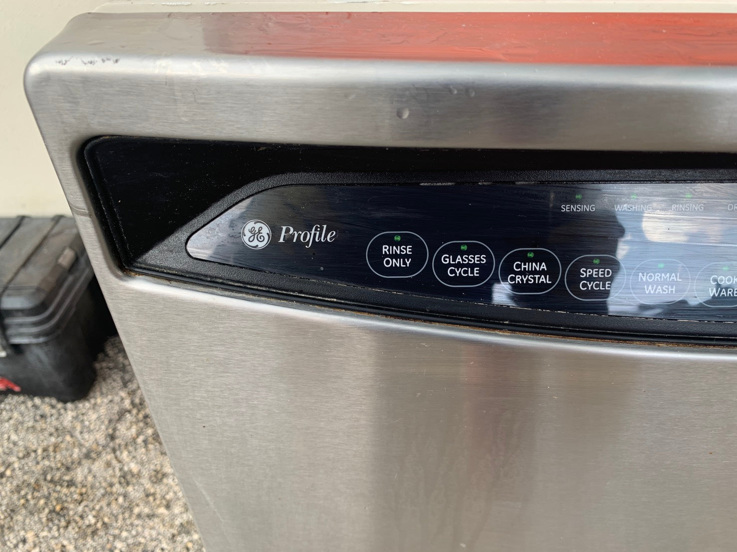 GE Profile Stainless Steel Dishwasher GE Profile Stainless Steel Dishwasher